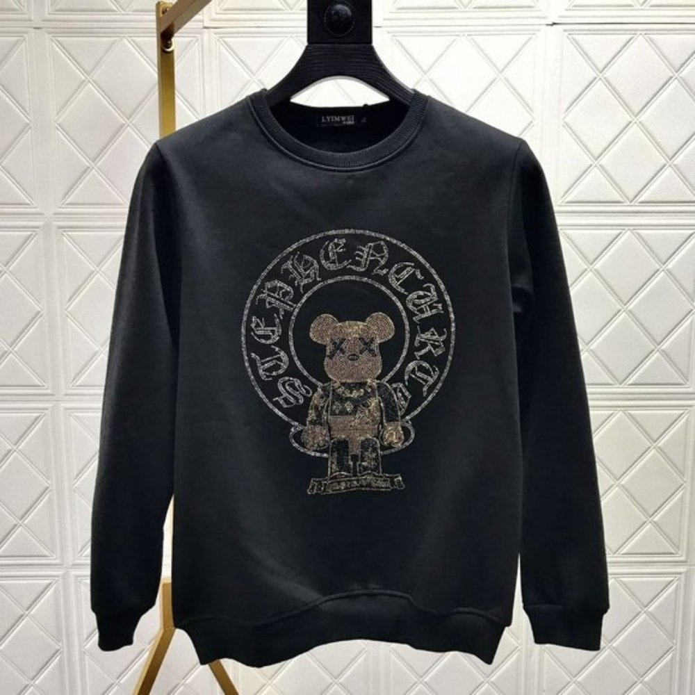 Chrome Hearts crew neck plus velvet sweatshirt